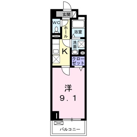 シャルム天王寺の物件間取画像